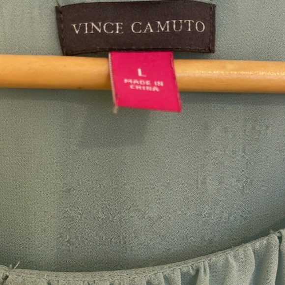 Vince Camuto teal top - size L - Picture 2 of 3